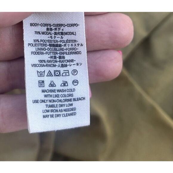 Free People Women’s Cupro True As Love Dress Size XS in Fatigue - Picture 6 of 7